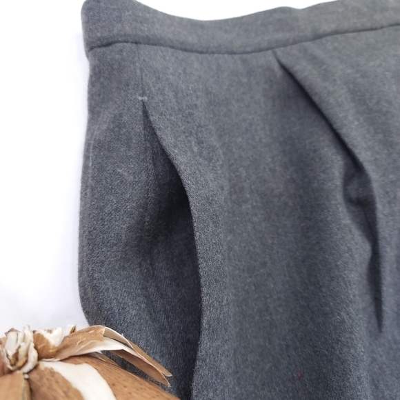 Pendleton Grey New Wool Pocketed Skirt Size 12 - Picture 4 of 10